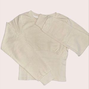 Cropped Crewneck Sweater